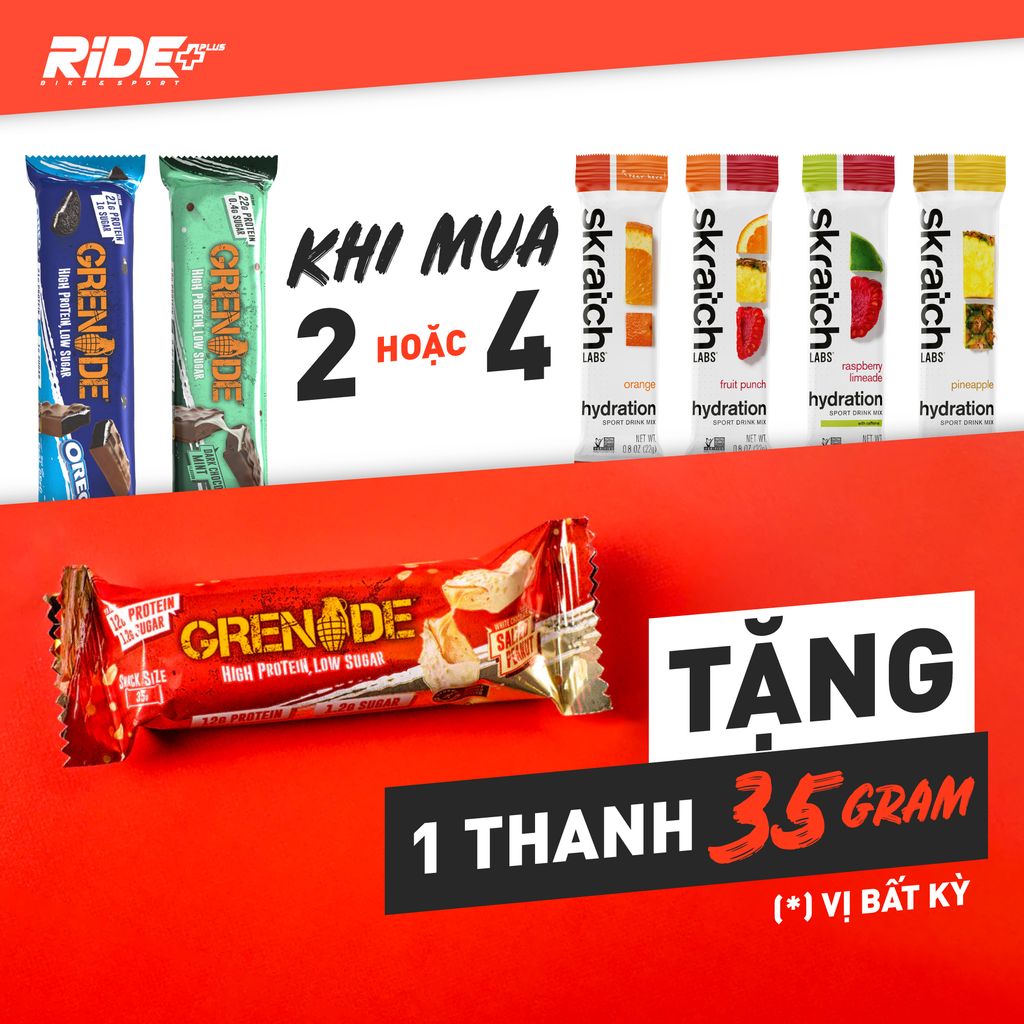 mua 2 thanh protein Grenade tặng 1 thanh 35g